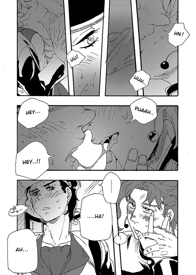 HentaiVN.net - Ảnh 9 - Chuyện tình vãi lọ (JoJo's Bizarre Adventure-Stardust Crusaders) [Bottom of Bottle] - Chap 1: Kặckyaoin x JôJô