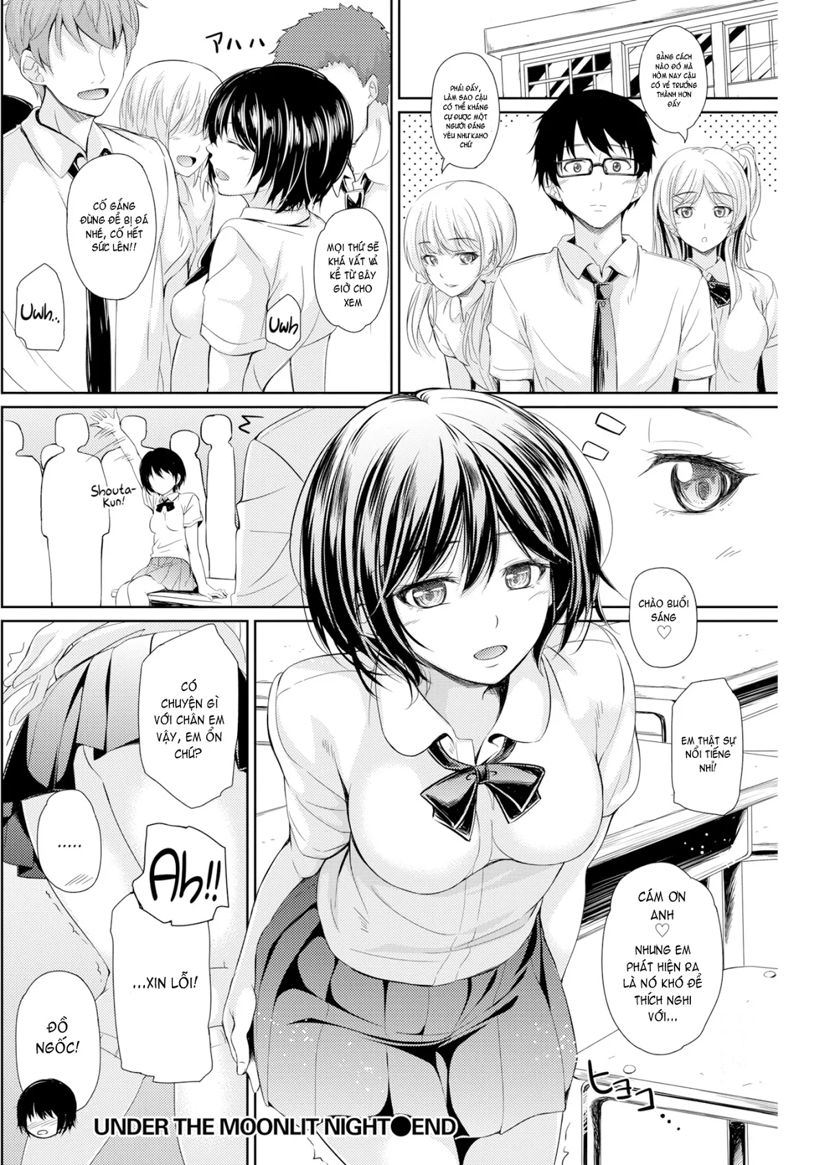 HentaiVN.net - Ảnh 21 - Under the Moonlit Night [Comic Kairakuten 2016-09] - Oneshot