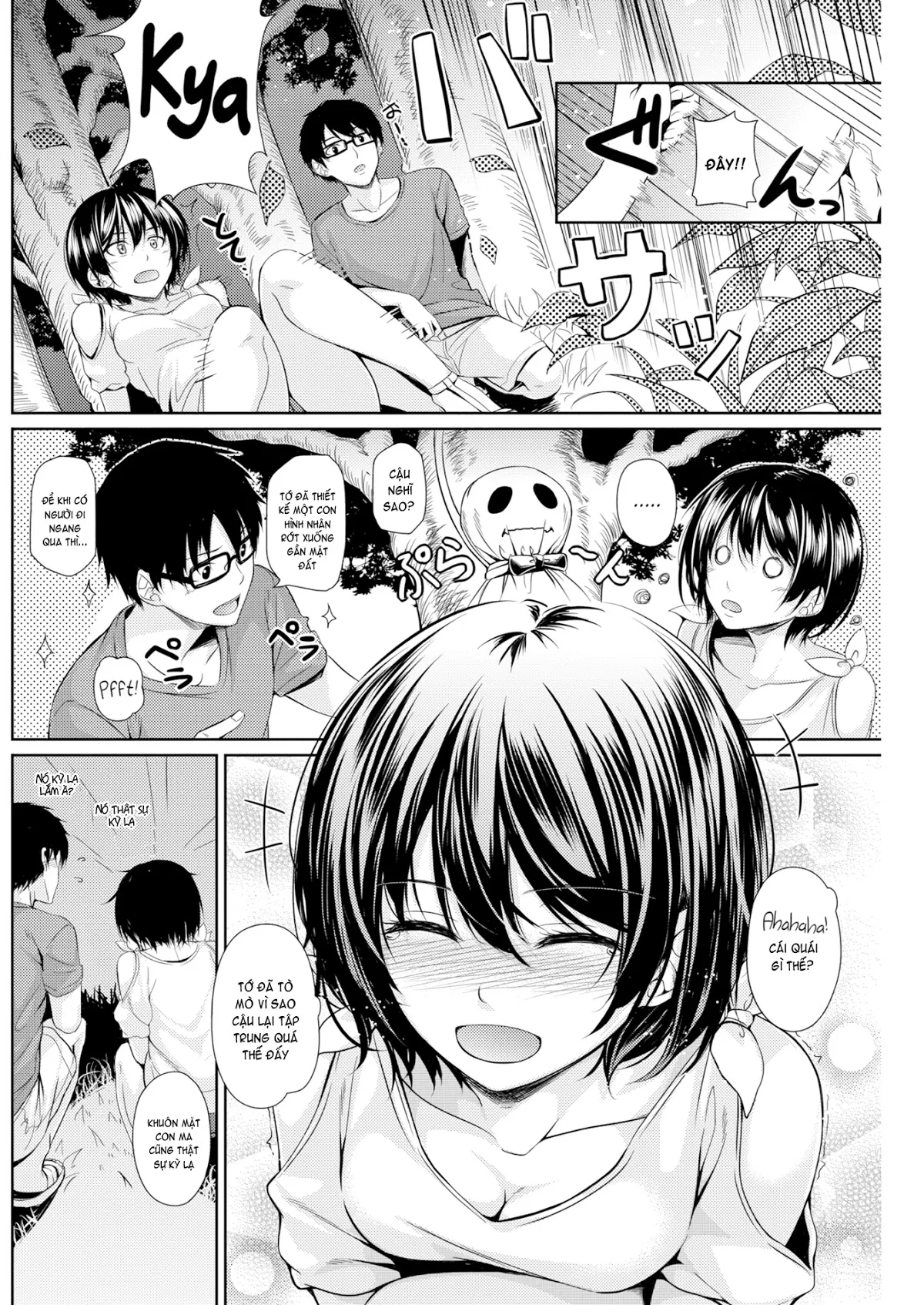 HentaiVN.net - Ảnh 7 - Under the Moonlit Night [Comic Kairakuten 2016-09] - Oneshot