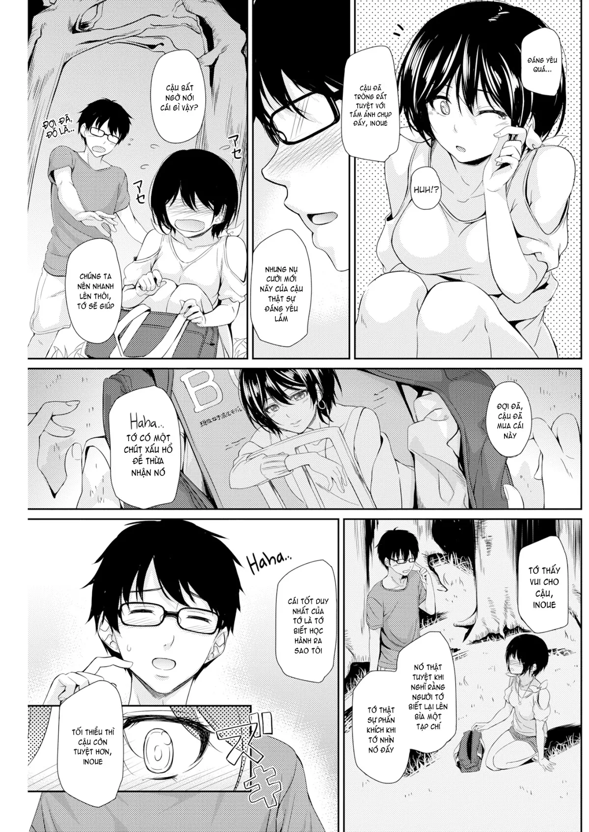 HentaiVN.net - Ảnh 8 - Under the Moonlit Night [Comic Kairakuten 2016-09] - Oneshot