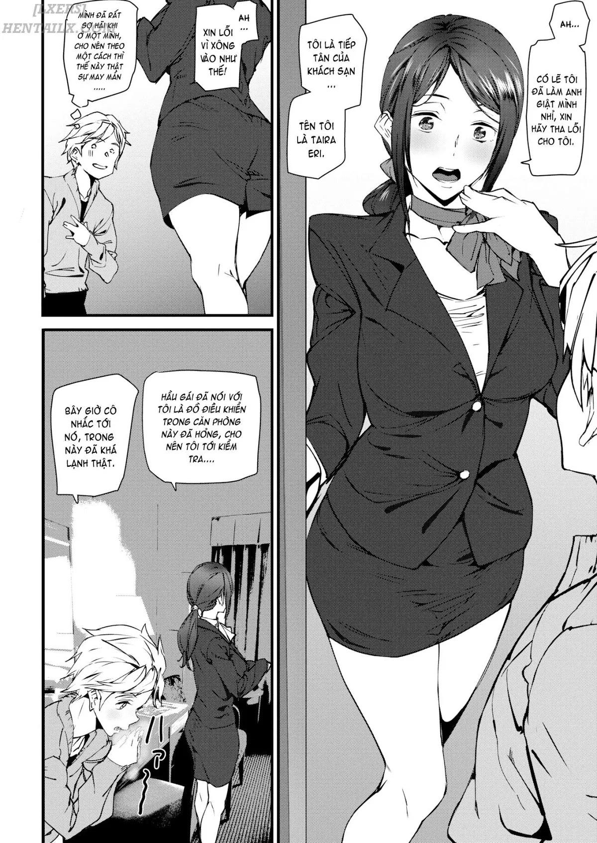 HentaiVN.net - Ảnh 6 - We Stayed at a Ghost Hotel [Comic Kairakuten 2019-01] - Oneshot