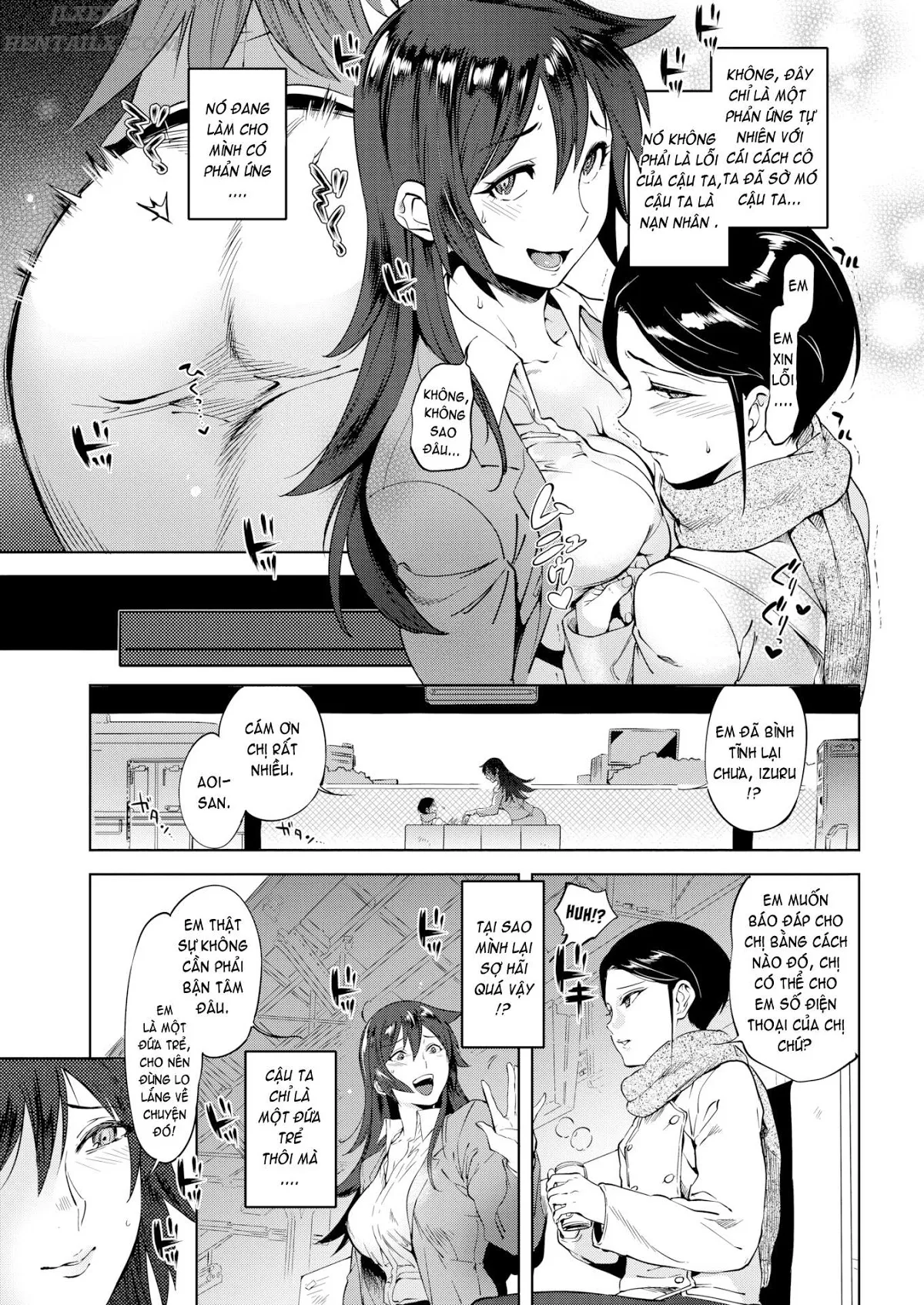 HentaiVN.net - Ảnh 5 - Train of Fate [Comic Kairakuten 2016-02] - Oneshot