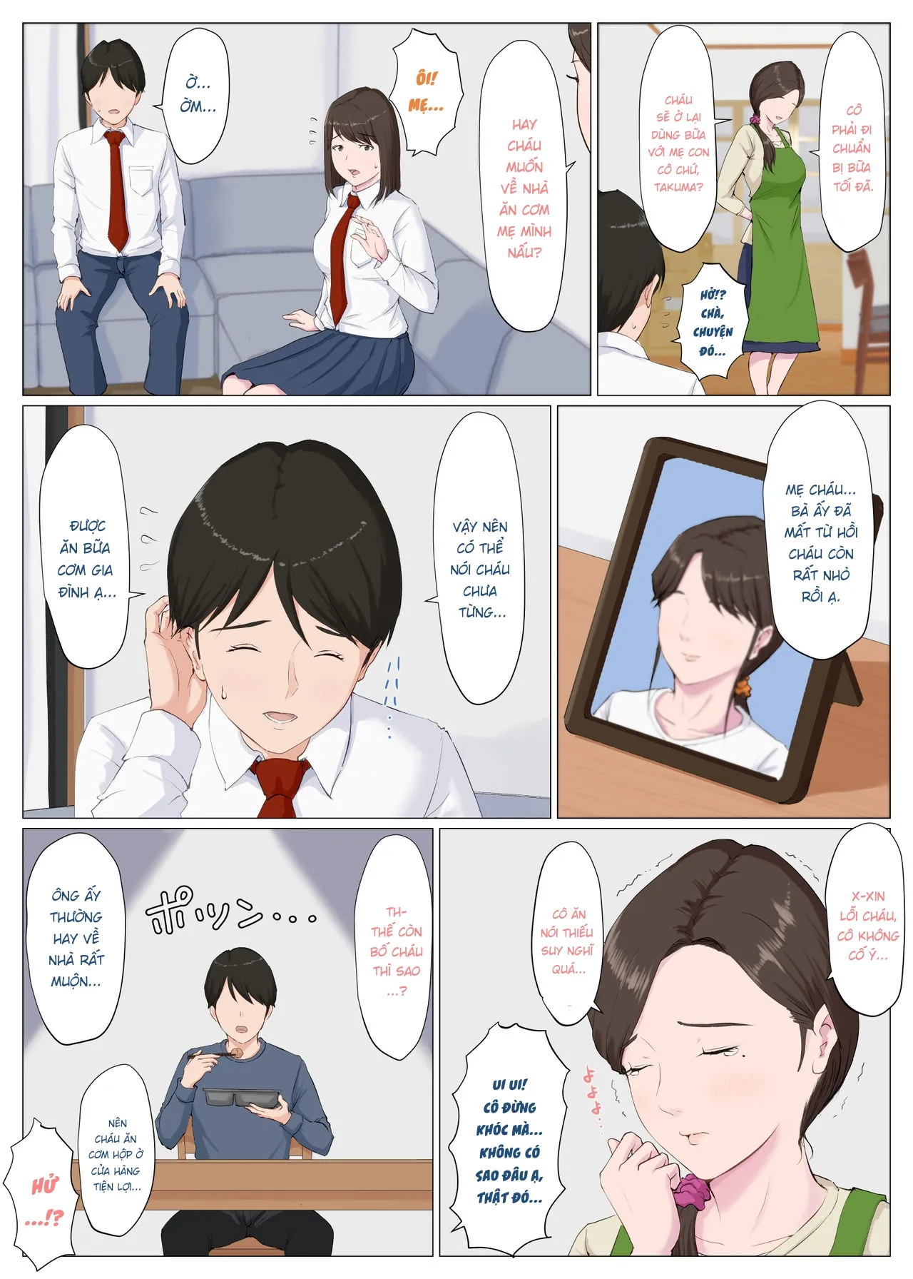HentaiVN.net - Ảnh 6 - Người phụ nữ giống mẹ tôi [Haha ni nita Hito ~Zenpen~ A Motherly Woman] - Chap 1.1