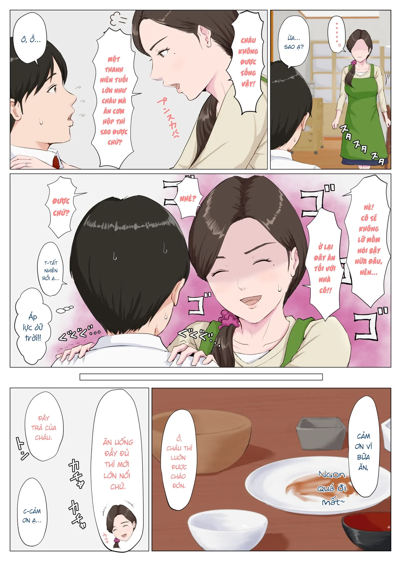 HentaiVN.net - Ảnh 7 - Người phụ nữ giống mẹ tôi [Haha ni nita Hito ~Zenpen~ A Motherly Woman] - Chap 1.1