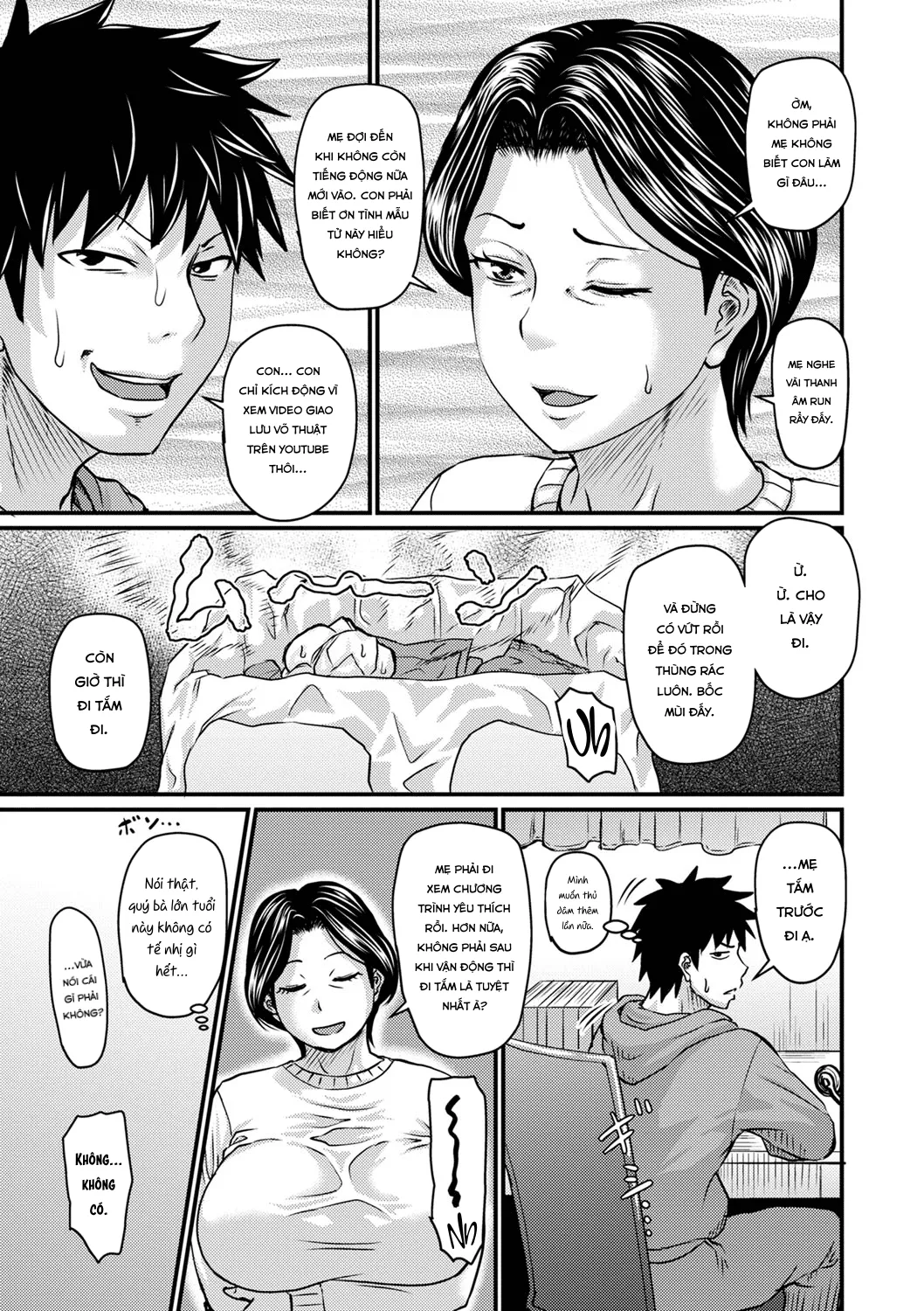 HentaiVN.net - Ảnh 4 - Kaachan wa Ore no... [母ちゃんはオレの…] - Chap 1