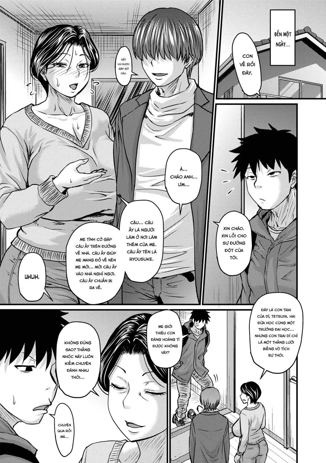 HentaiVN.net - Ảnh 8 - Kaachan wa Ore no... [母ちゃんはオレの…] - Chap 1