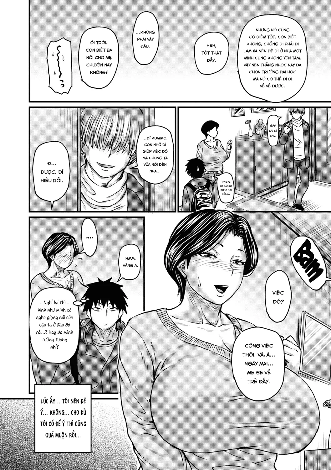 HentaiVN.net - Ảnh 9 - Kaachan wa Ore no... [母ちゃんはオレの…] - Chap 1
