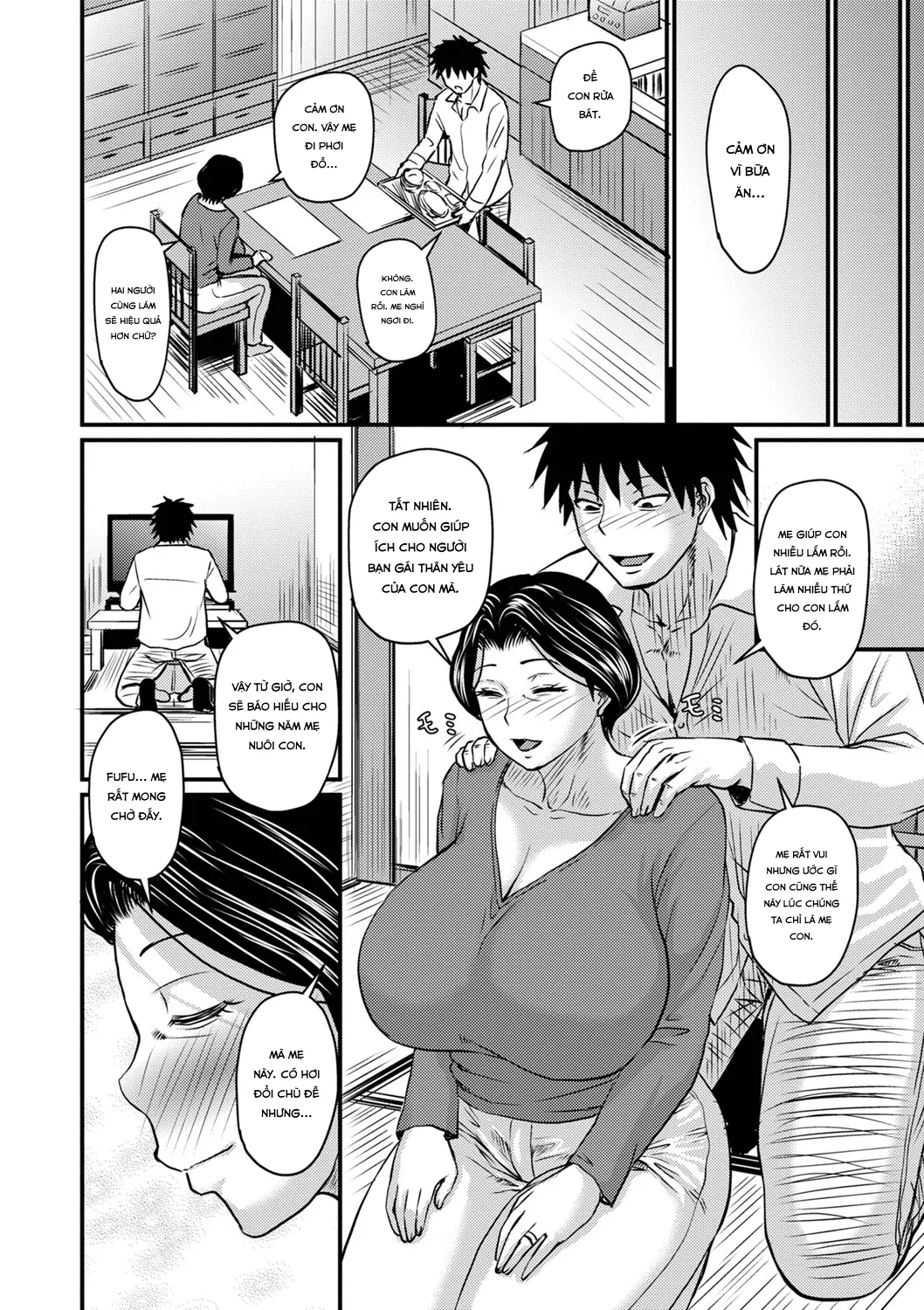 HentaiVN.net - Ảnh 18 - Kaachan wa Ore no... [母ちゃんはオレの…] - Chap 3