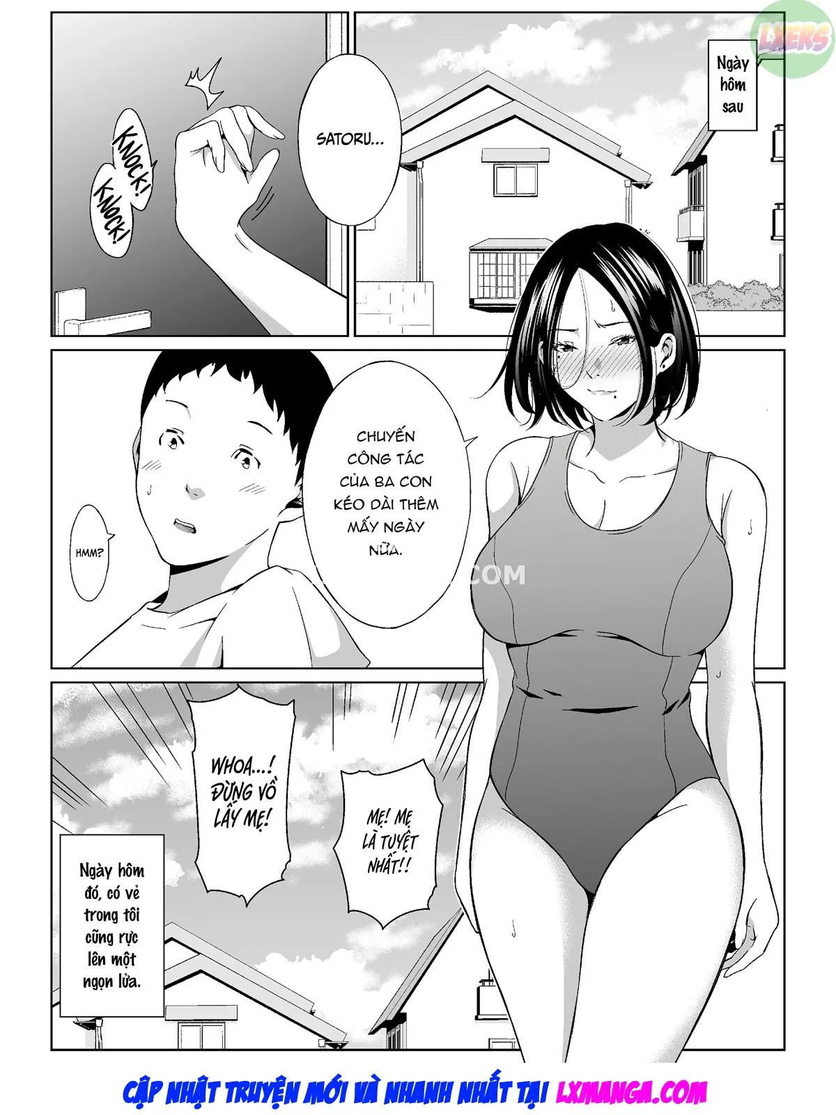 HentaiVN.net - Ảnh 30 - Boku no Daisuki na Kaa-san to Omou Zonbun Sex Dekiru Hi - Oneshot - Không che