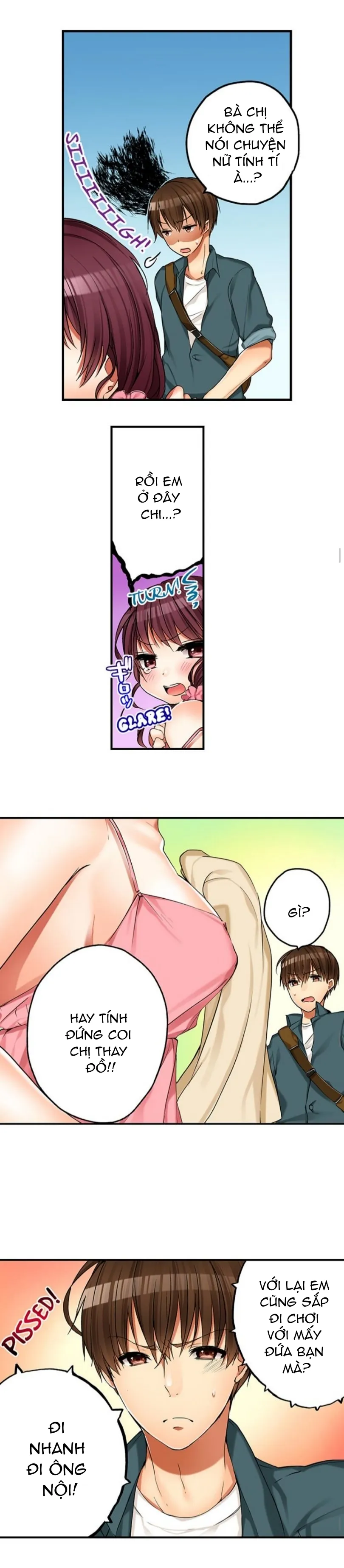 HentaiVN.net - Ảnh 4 - Tôi làm tình với chị gái mình [I did naught things with my (drunk ) sister] - Chap 1: Chị kế...
