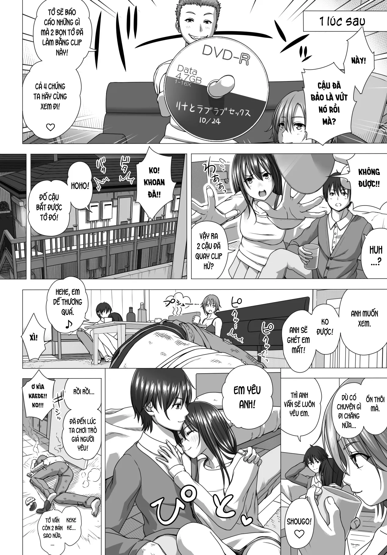 HentaiVN.net - Ảnh 24 - Koibito Gokko 2 [恋人ごっこ2] - Chap 2: Happy end.