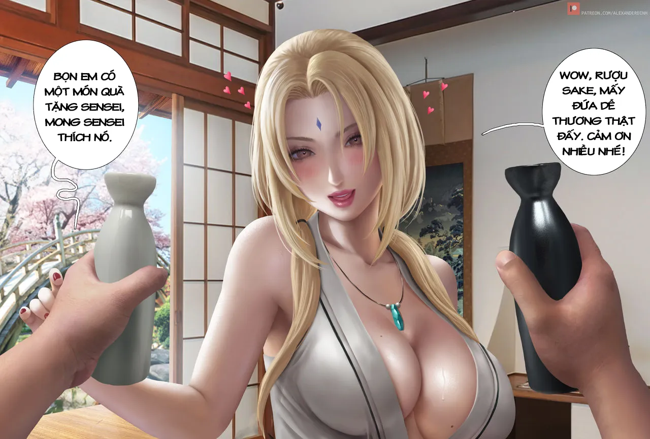HentaiVN.net - Ảnh 4 - Món Quà Cho Học Sinh Giỏi~ [Tsunade; Extra Lesson; Lớp Học Bổ Túc Của Tsunade Sensei] - Oneshot. Món Quà Dành Cho Học Sinh Giỏi Và Biết Hiếu Kính~