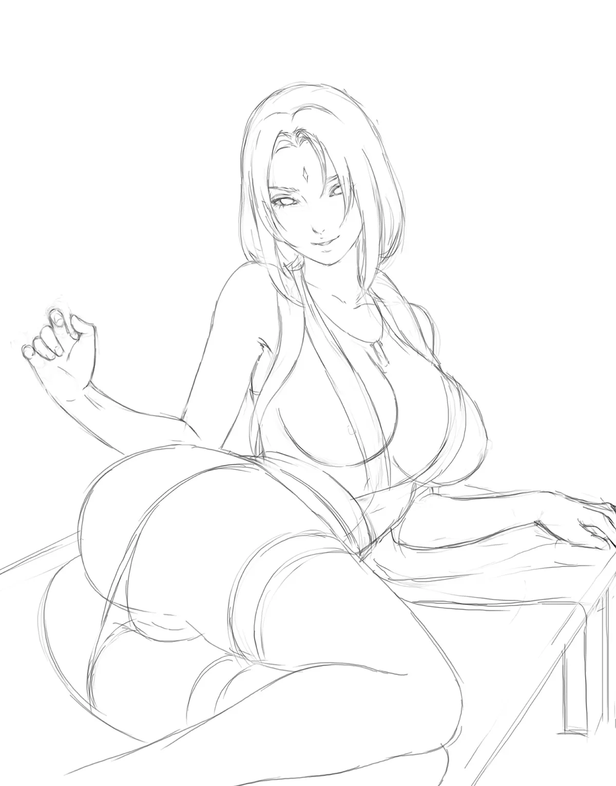 HentaiVN.net - Ảnh 70 - Món Quà Cho Học Sinh Giỏi~ [Tsunade; Extra Lesson; Lớp Học Bổ Túc Của Tsunade Sensei] - Bonus. CGs (Chỉ Ảnh Không Thoại)