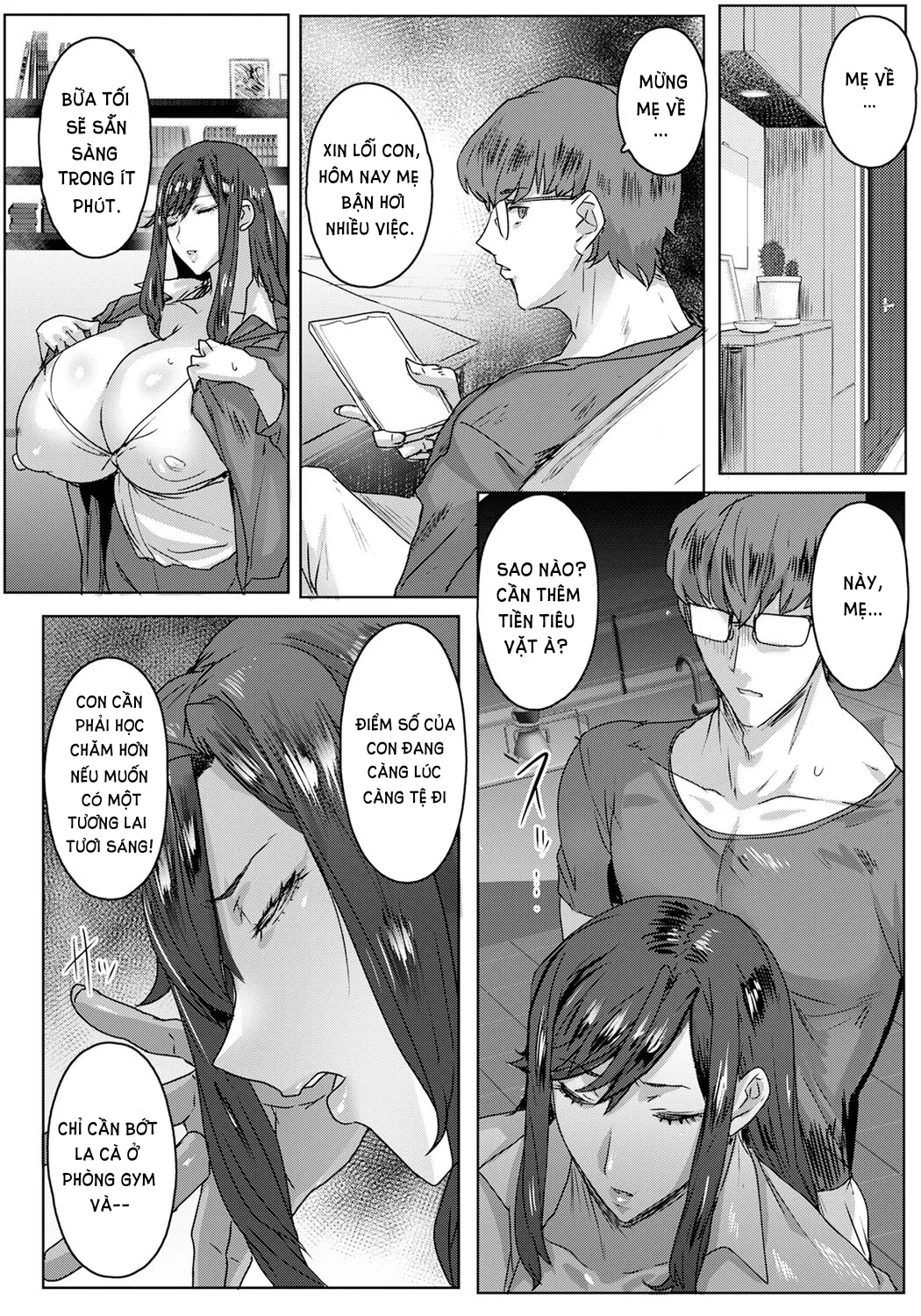 HentaiVN.net - Ảnh 5 - Haiso -Hahaoya Shikkaku- [Hahaoya Shikkaku ; Disqualified Mother - Losing the Case] - Chap 1