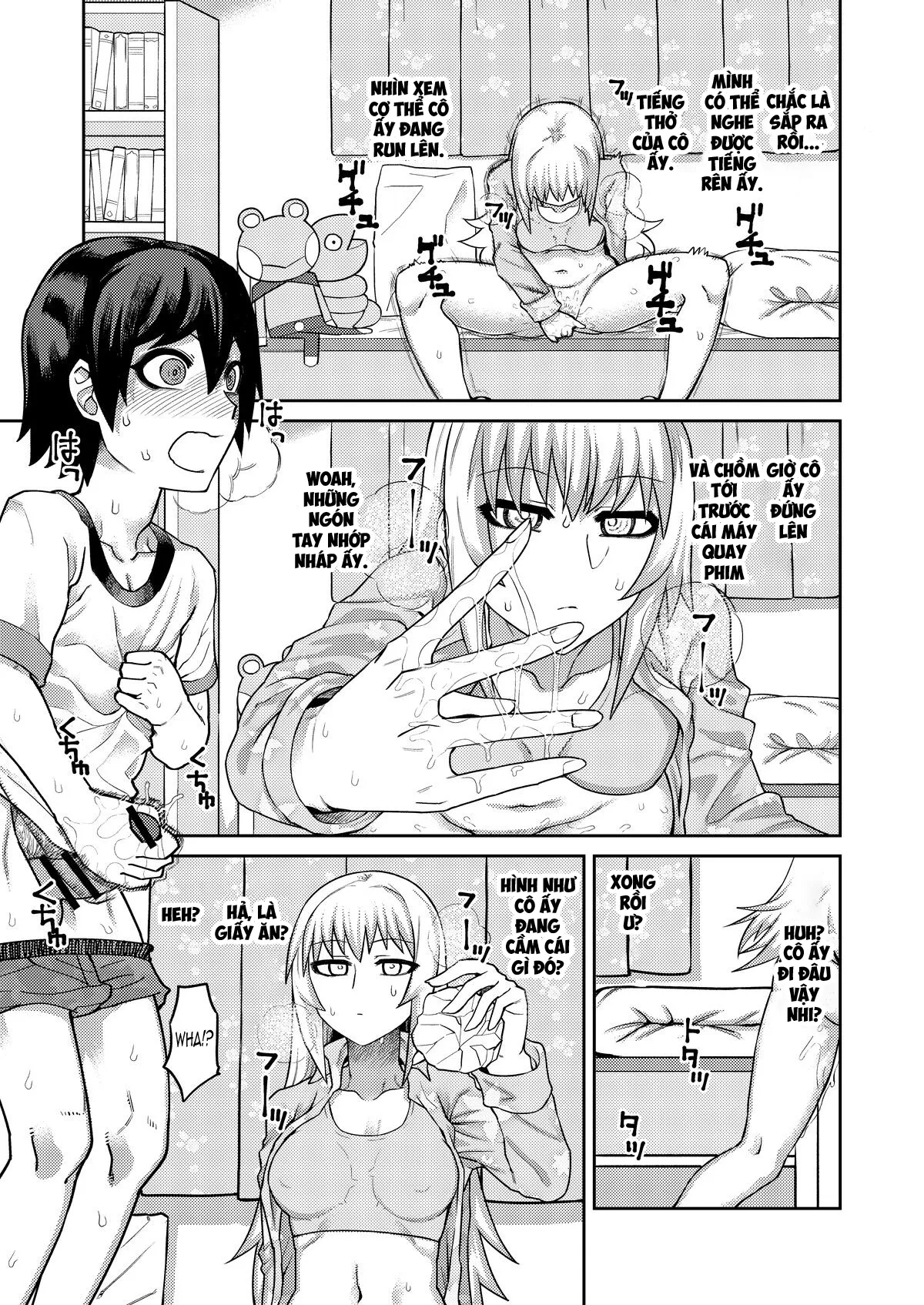 HentaiVN.net - Ảnh 12 - Riyuu wa Fumei daga Ecchi Shite Kureru Kouhai - Chap 1: Sự ngọt ngào của ghen tuông.