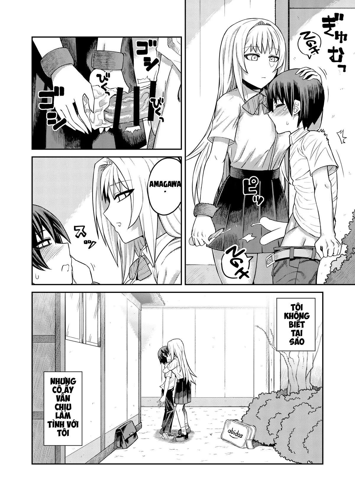 HentaiVN.net - Ảnh 5 - Riyuu wa Fumei daga Ecchi Shite Kureru Kouhai - Chap 1: Sự ngọt ngào của ghen tuông.