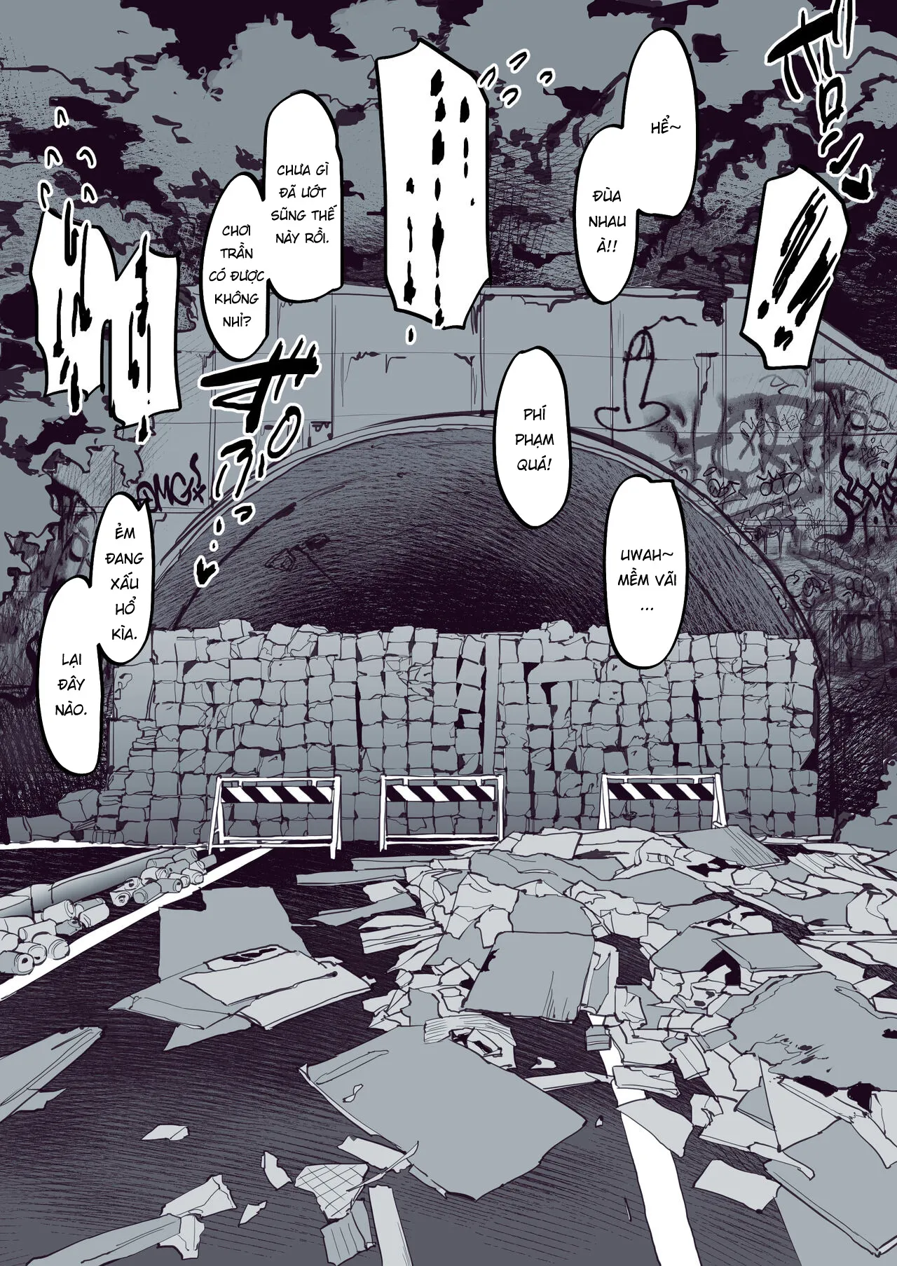 HentaiVN.net - Ảnh 5 - Tâm đầu ý hợp tại chốn tâm linh [心霊スポットで意気投合] - Oneshot