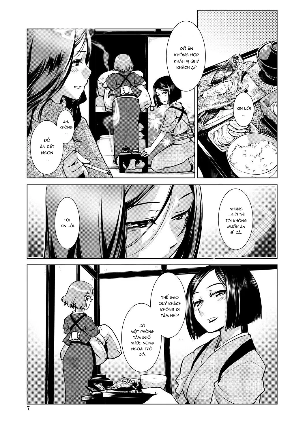 HentaiVN.net - Ảnh 9 - Quán trọ Futa [Futanari Okami no Namahame Hanjouki] - Chap 1