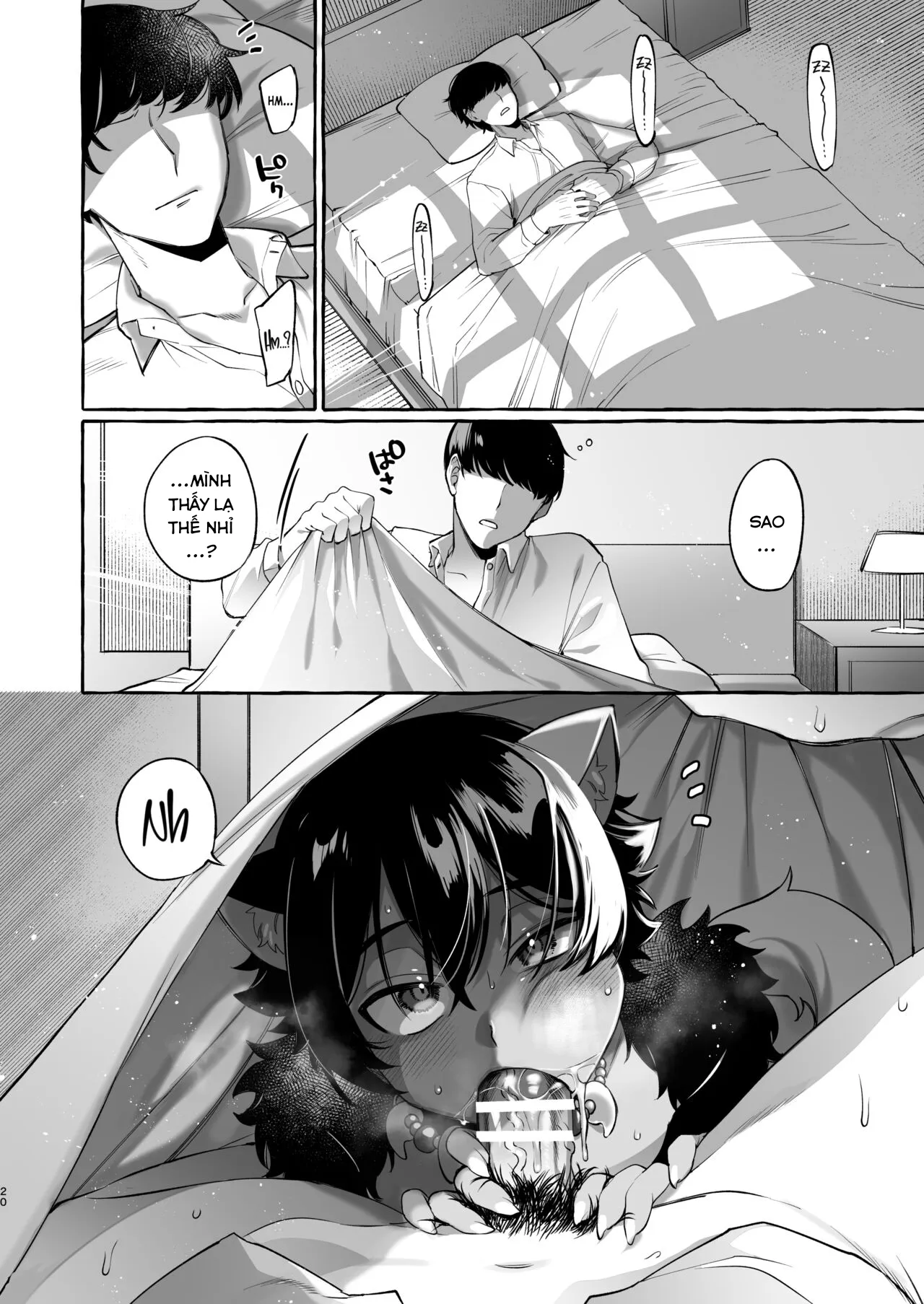 HentaiVN.net - Ảnh 24 - Tôi chuyển sinh đến thế giới khác với dàn harem toàn trap. [Isekai Teni Shite Mazoku Shota ni Tanetsuke Shitara Mechakucha Natsukareta.; I Went to Another World and Demon Shotas Grew Attached to Me After I Mated With Them.] - Chap 1