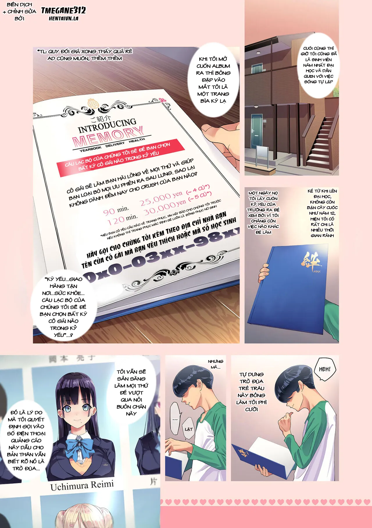 HentaiVN.net - Ảnh 4 - Yearbook of Whores [SotsuAl DeliHeal; Sotsugyou Album kara Classmate o Shimei Dekiru Fushigi na DeliHeal;] - Cô Gái Thứ 1. Đụ Cô Bạn Crush Quốc Dân