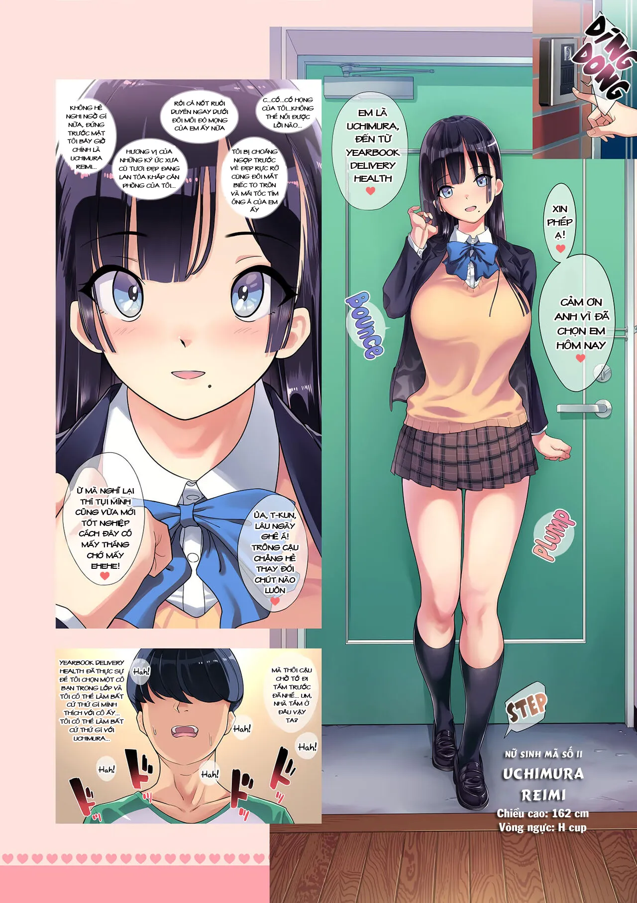 HentaiVN.net - Ảnh 5 - Yearbook of Whores [SotsuAl DeliHeal; Sotsugyou Album kara Classmate o Shimei Dekiru Fushigi na DeliHeal;] - Cô Gái Thứ 1. Đụ Cô Bạn Crush Quốc Dân