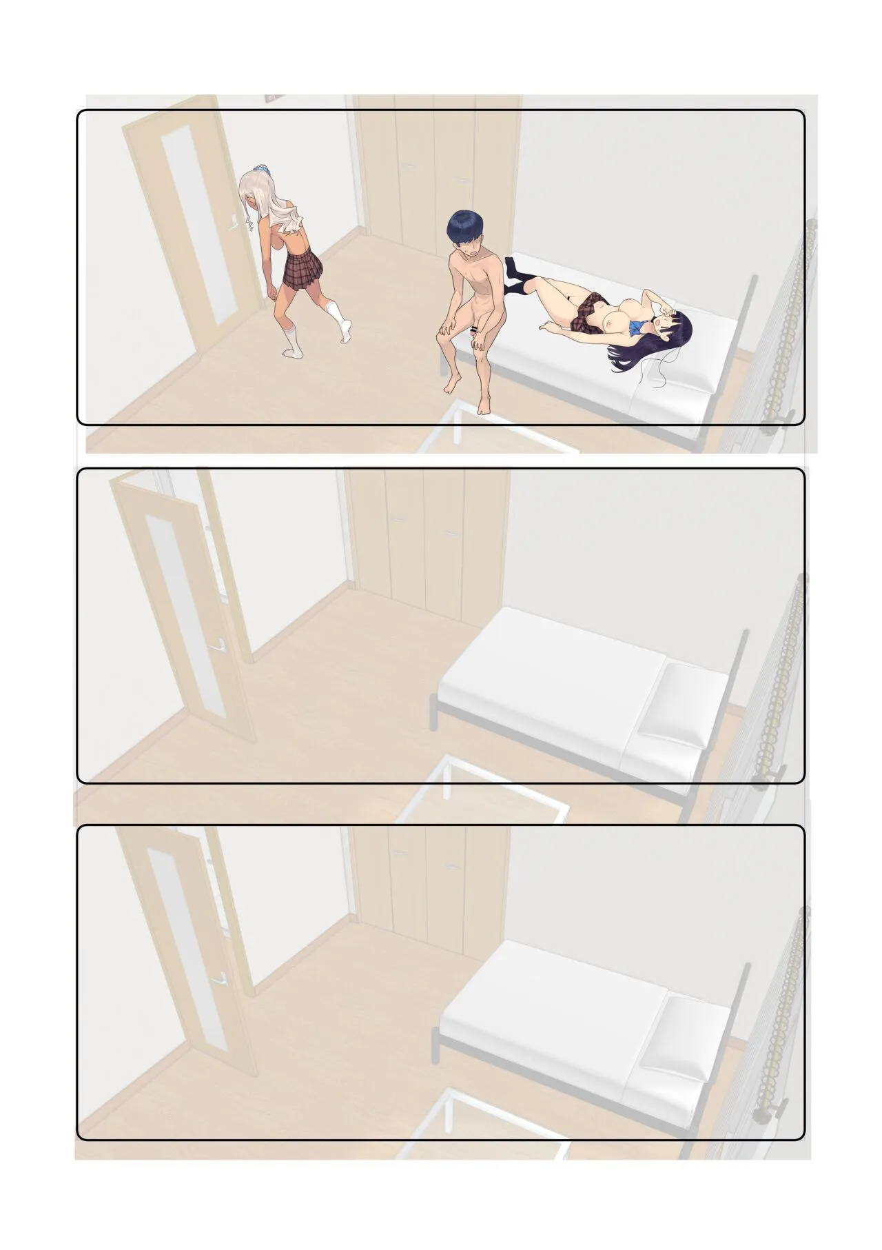 HentaiVN.net - Ảnh 21 - Yearbook of Whores [SotsuAl DeliHeal; Sotsugyou Album kara Classmate o Shimei Dekiru Fushigi na DeliHeal;] - Extra 1: (Chỉ Ảnh Không Thoại) Reimi Và Natsuki (3p với Cô Bạn Crush Quốc Dân và Cô Nàng Gyaru Da Ngăm)