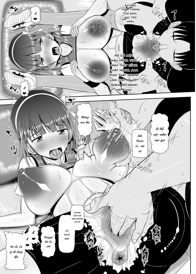 HentaiVN.net - Ảnh 10 - Loli Kyonyuu ni Yoroshiku Sou [ロリ巨乳によろしく 総] - Chap 6 + 7