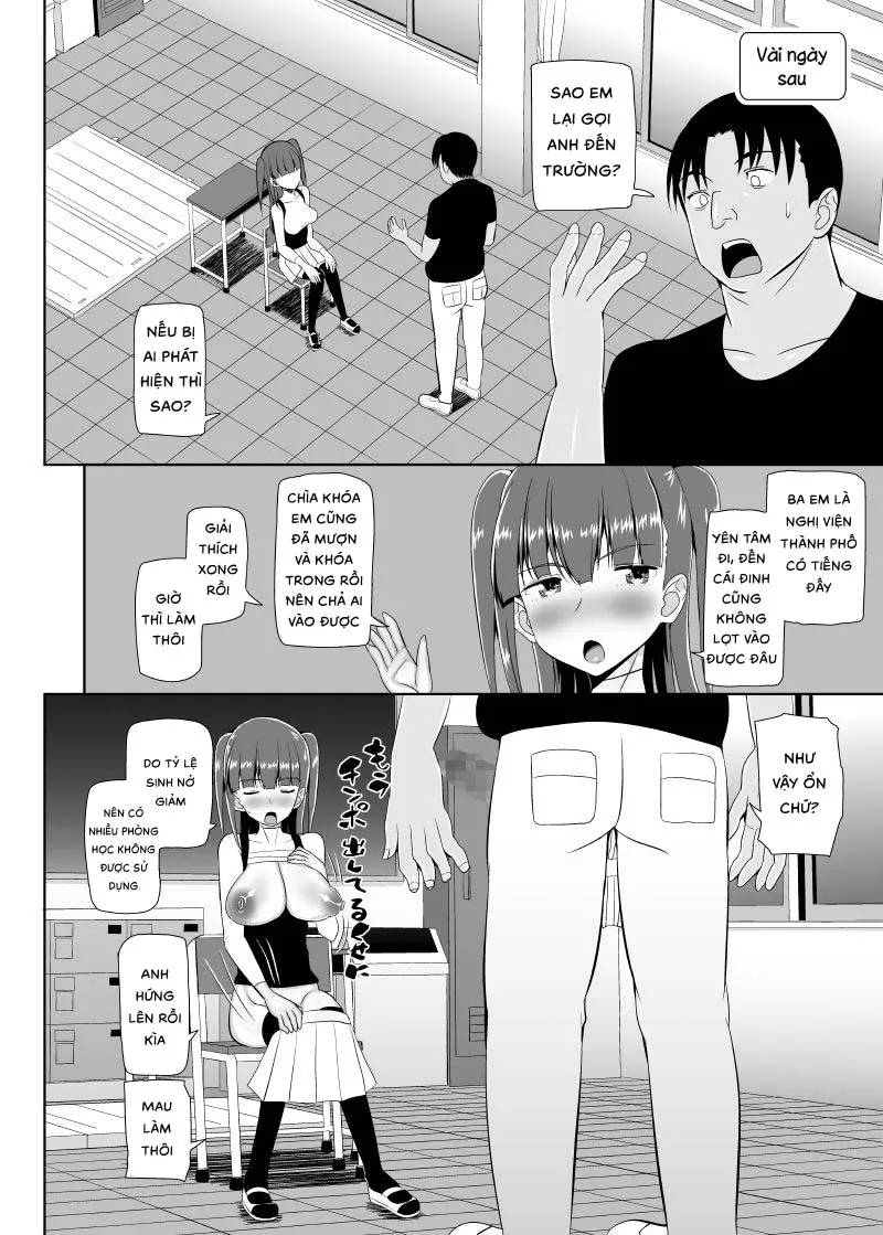 HentaiVN.net - Ảnh 6 - Loli Kyonyuu ni Yoroshiku Sou [ロリ巨乳によろしく 総] - Chap 4 + 5