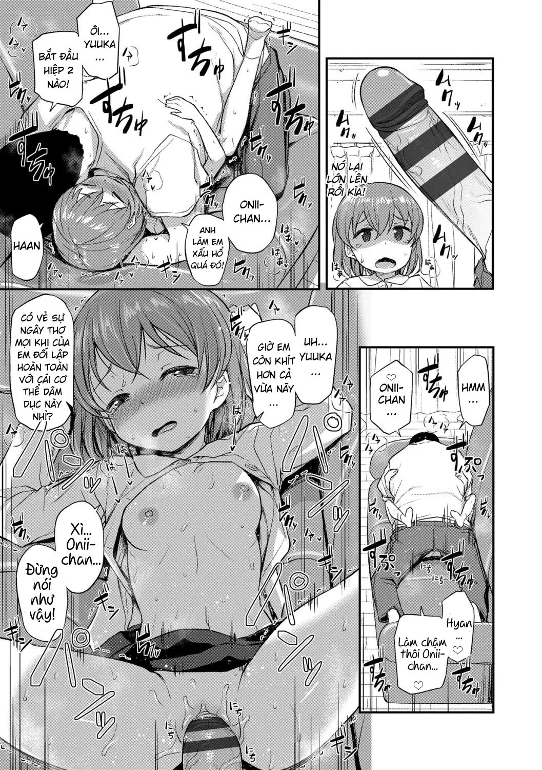 HentaiVN.net - Ảnh 15 - Nhiệm vụ của một người anh [Onii-chan no Okuri Mukae] - Oneshot