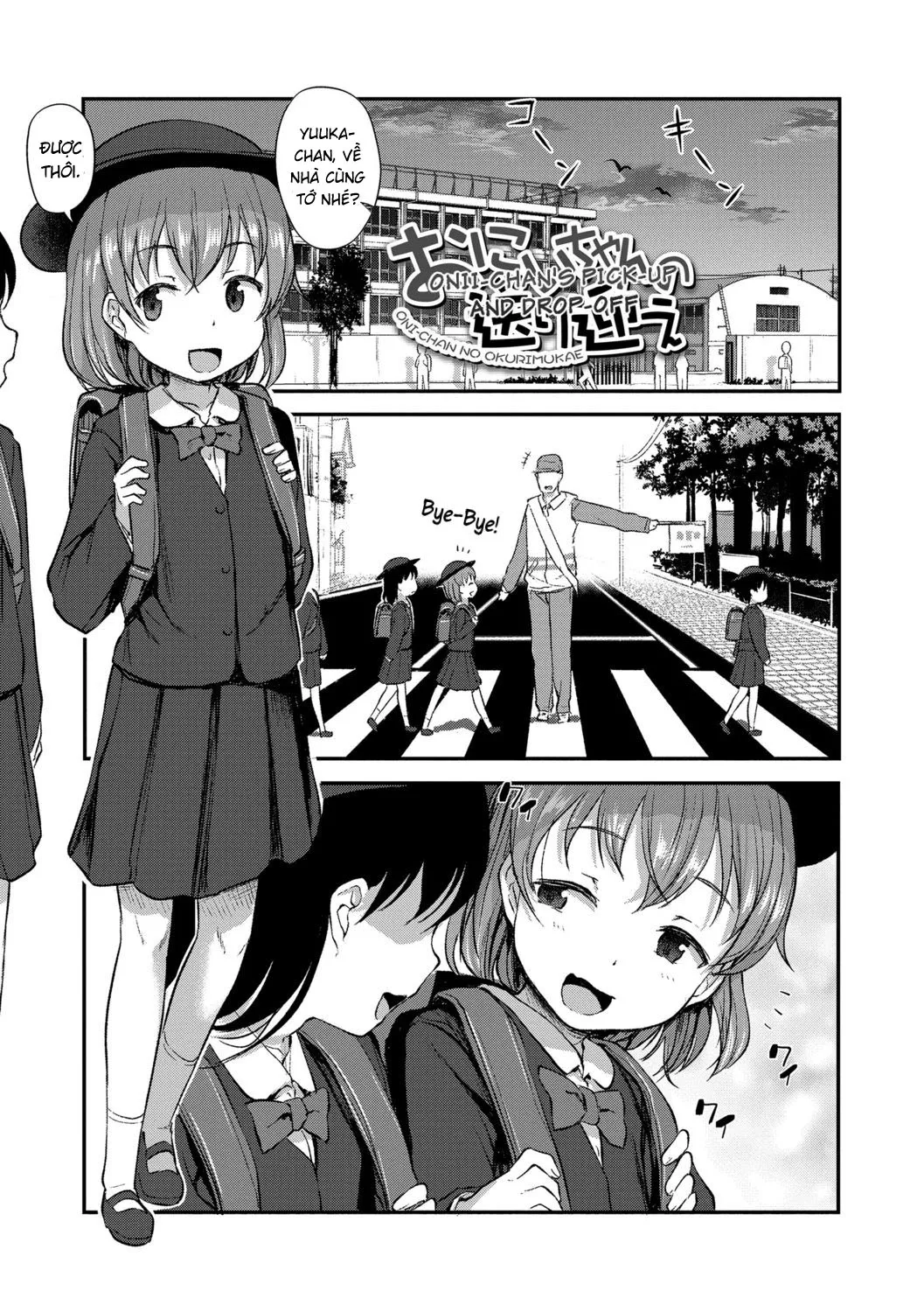 HentaiVN.net - Ảnh 3 - Nhiệm vụ của một người anh [Onii-chan no Okuri Mukae] - Oneshot