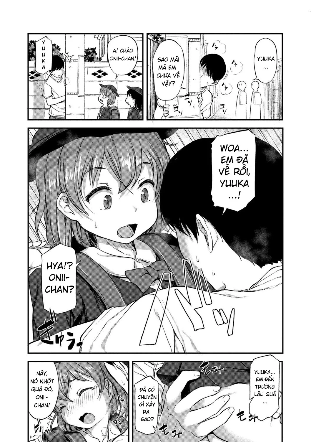 HentaiVN.net - Ảnh 4 - Nhiệm vụ của một người anh [Onii-chan no Okuri Mukae] - Oneshot