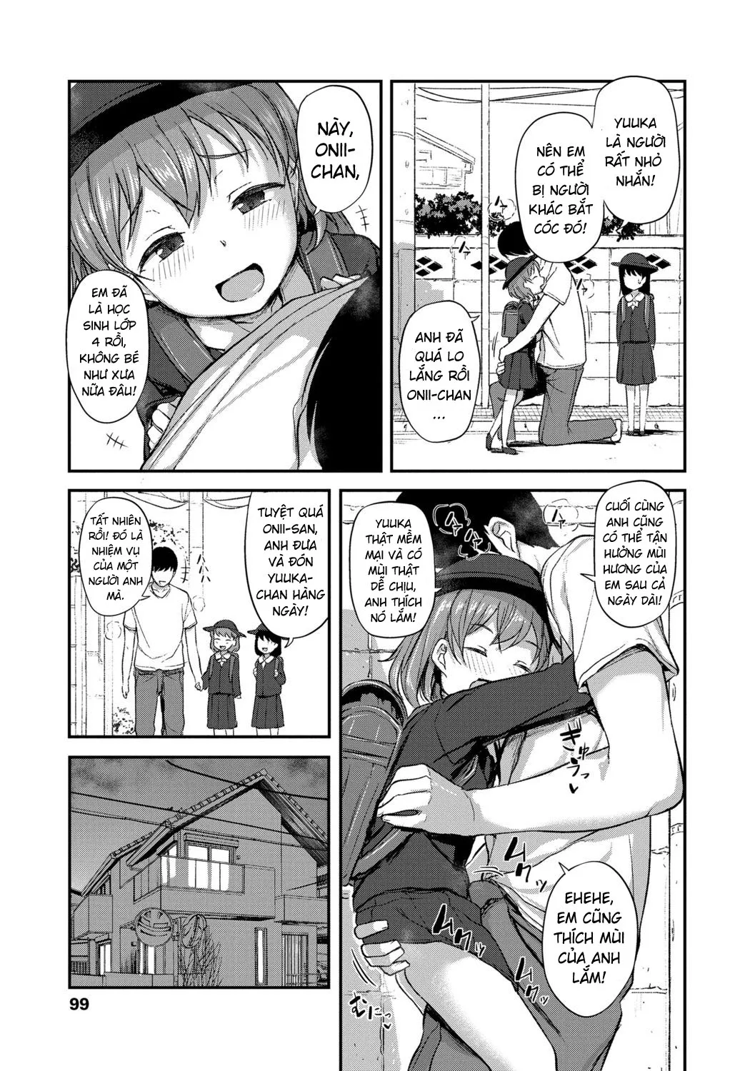 HentaiVN.net - Ảnh 5 - Nhiệm vụ của một người anh [Onii-chan no Okuri Mukae] - Oneshot