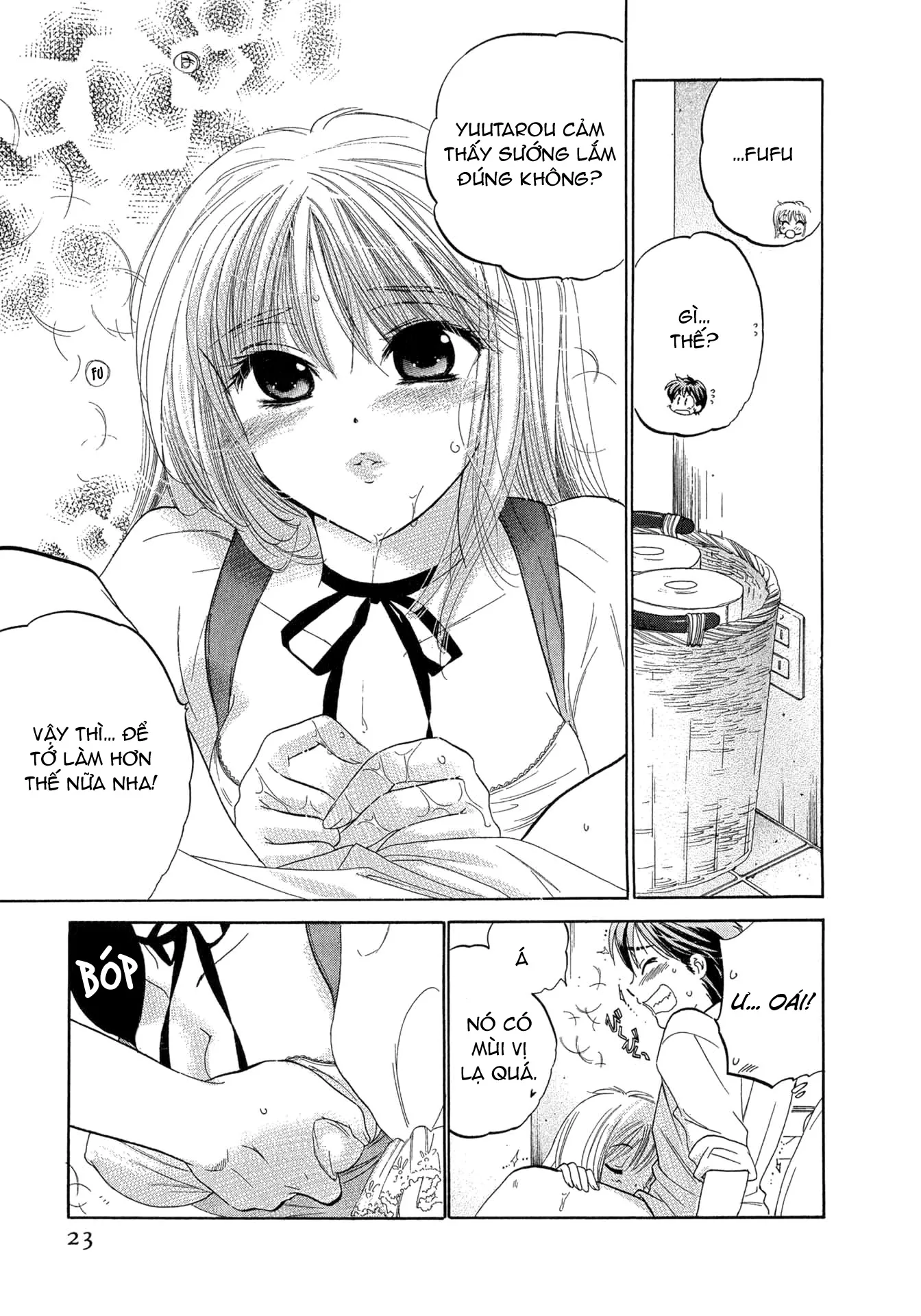 HentaiVN.net - Ảnh 22 - Cafe Delicious [カフェ・デリシャス] - Menu 1: Bánh bơ dâu