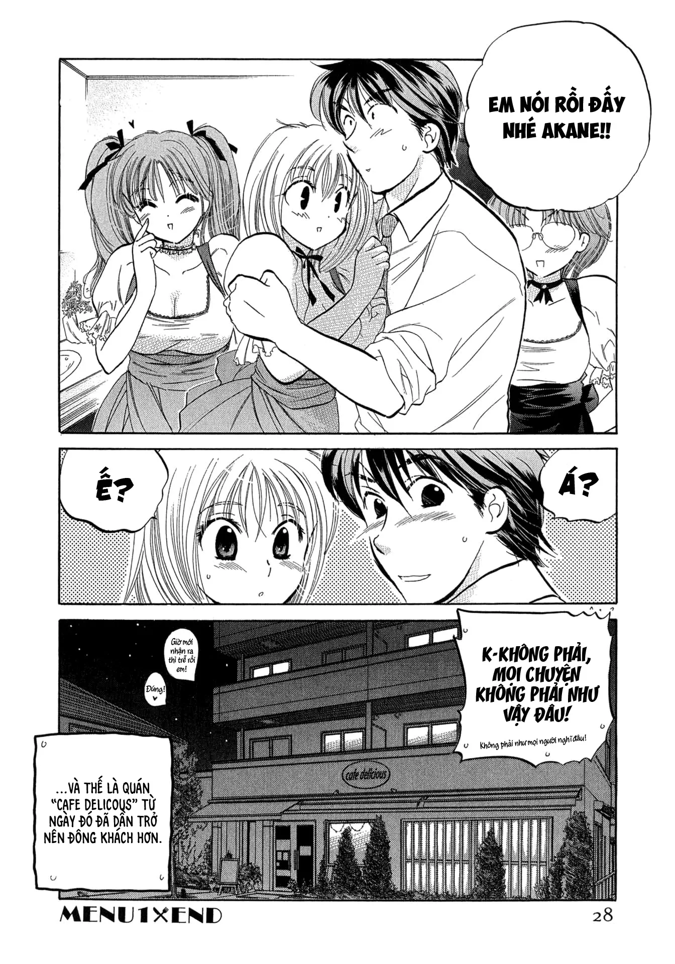 HentaiVN.net - Ảnh 27 - Cafe Delicious [カフェ・デリシャス] - Menu 1: Bánh bơ dâu
