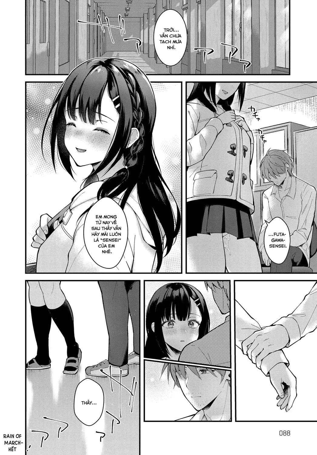 HentaiVN.net - Ảnh 27 - Series 'Thầy giáo x Nữ sinh' cực ngọt của Mashiro Shirako [Sangatsu no Ame] - Rain of March