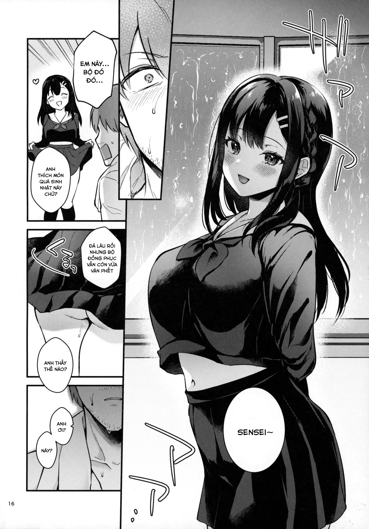 HentaiVN.net - Ảnh 15 - Series 'Thầy giáo x Nữ sinh' cực ngọt của Mashiro Shirako [Sangatsu no Ame] - Sunshower