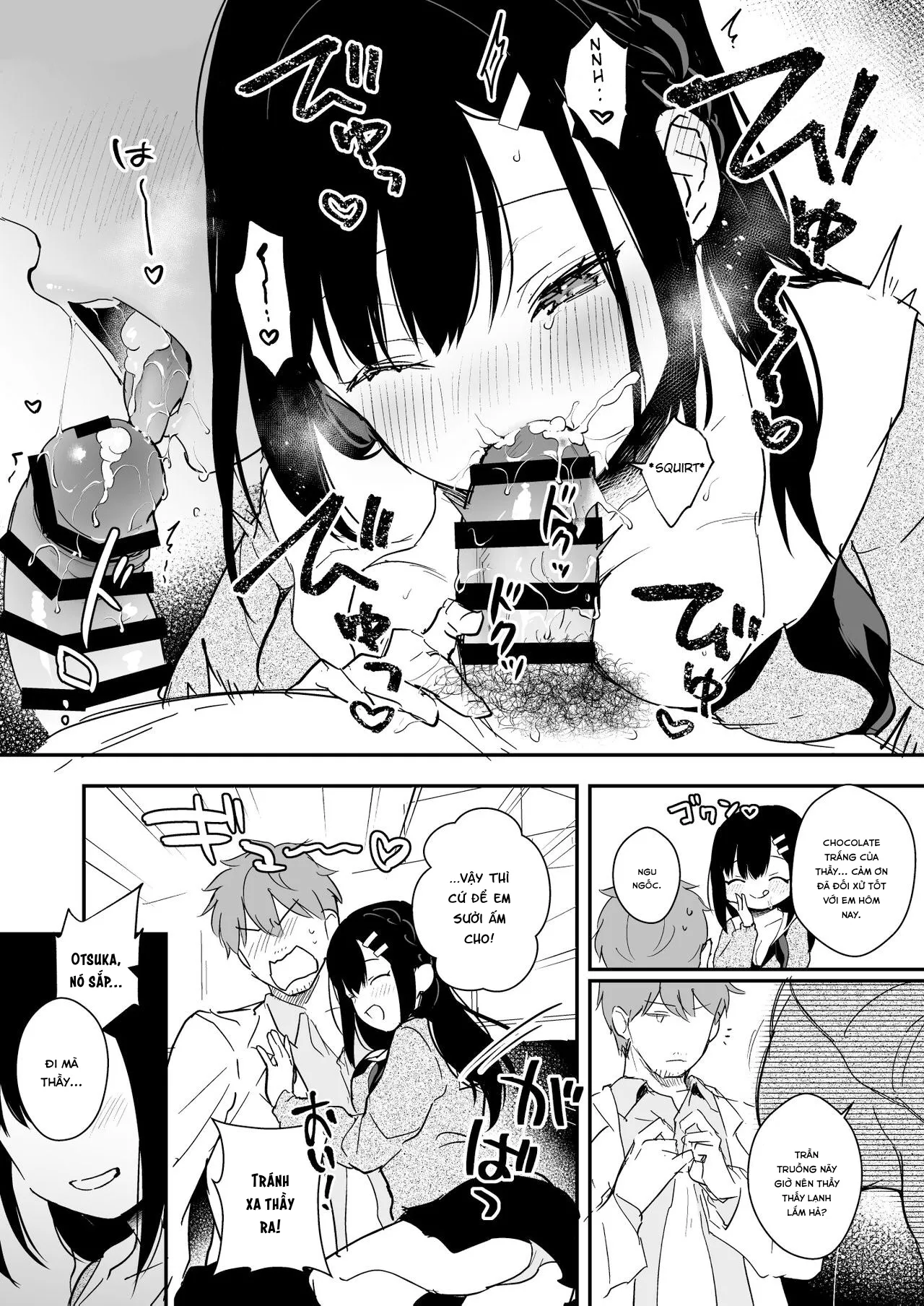 HentaiVN.net - Ảnh 10 - Series 'Thầy giáo x Nữ sinh' cực ngọt của Mashiro Shirako [Sangatsu no Ame] - Ngoại truyện 1: valentine