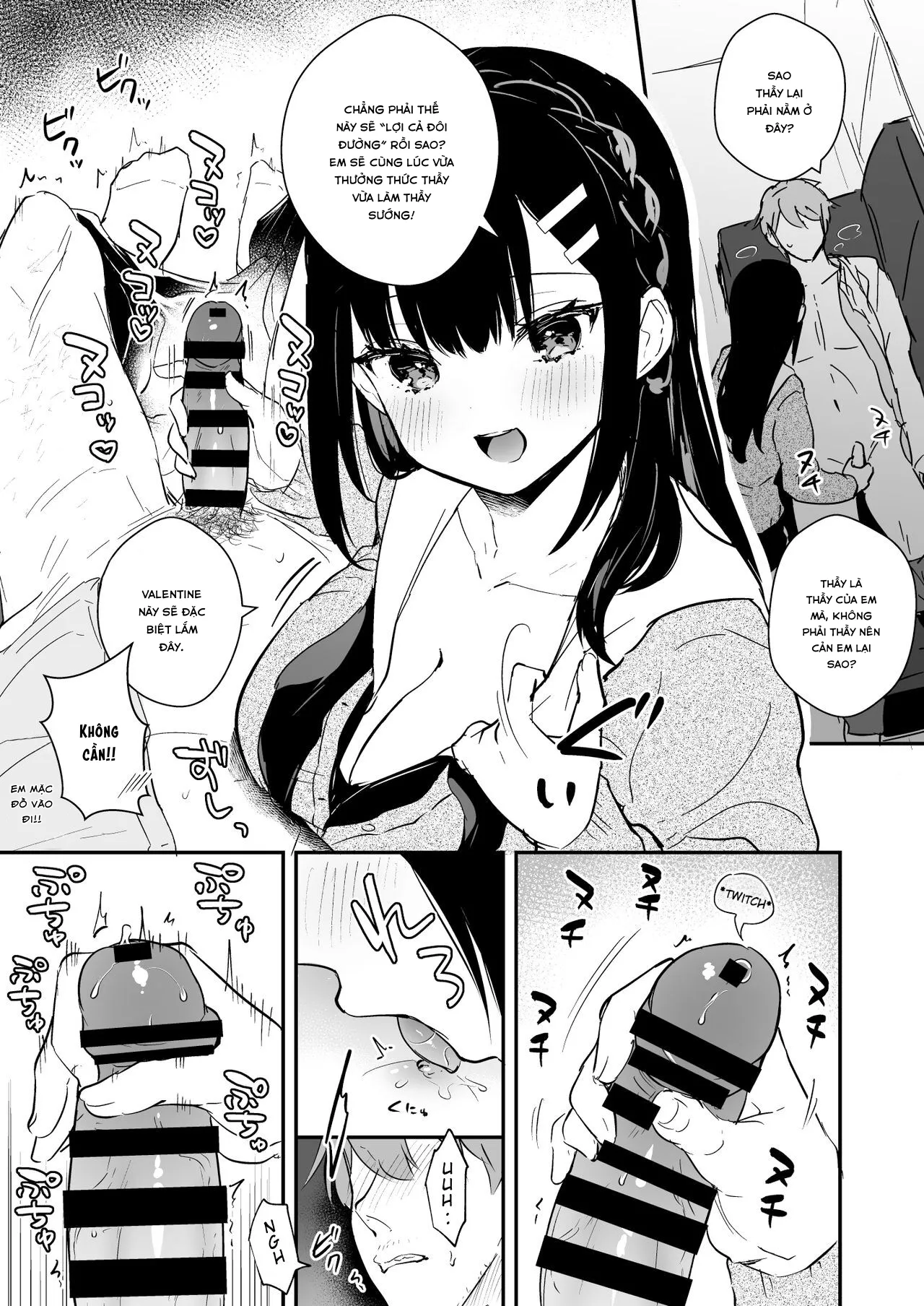 HentaiVN.net - Ảnh 6 - Series 'Thầy giáo x Nữ sinh' cực ngọt của Mashiro Shirako [Sangatsu no Ame] - Ngoại truyện 1: valentine