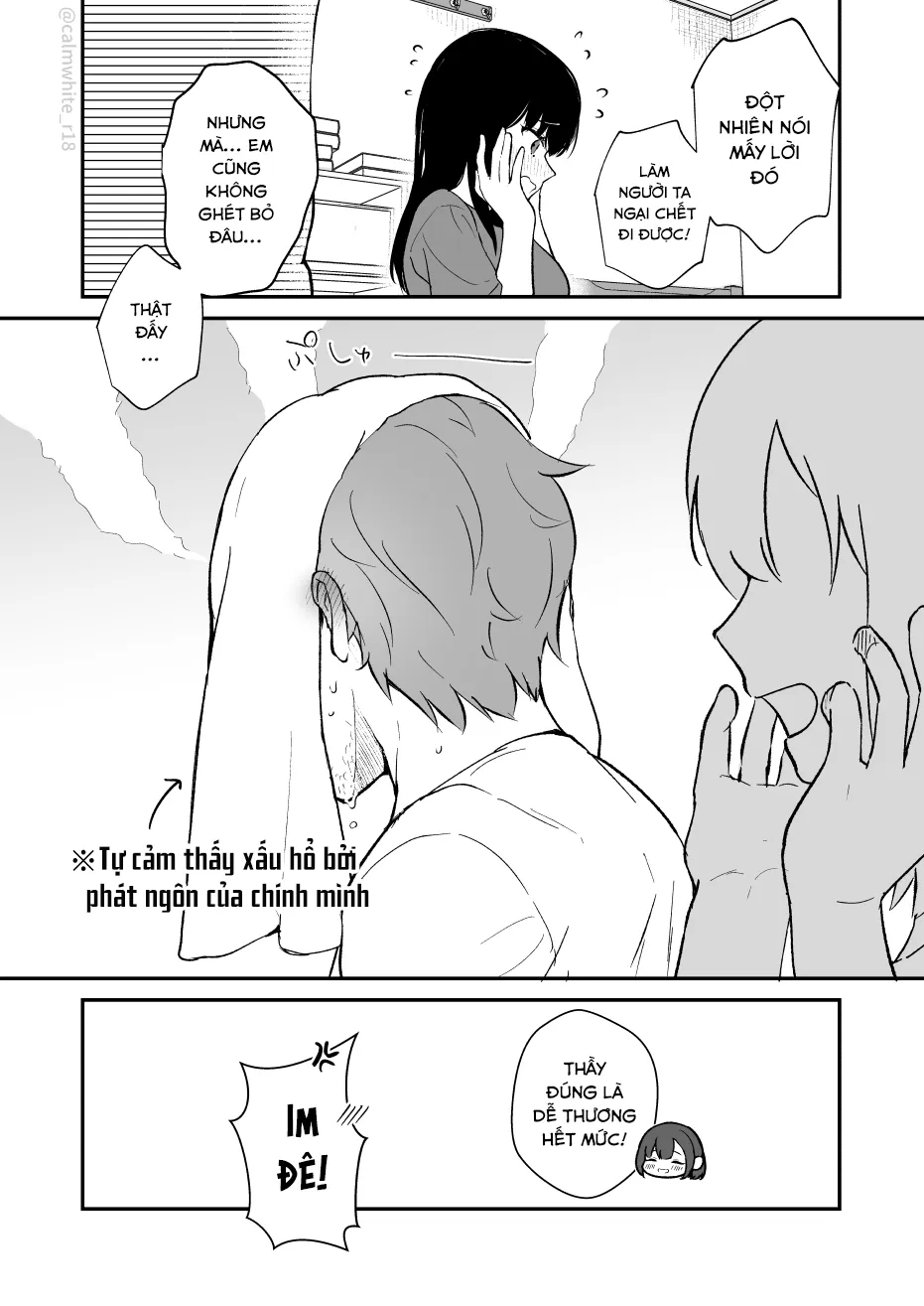 HentaiVN.net - Ảnh 12 - Series 'Thầy giáo x Nữ sinh' cực ngọt của Mashiro Shirako [Sangatsu no Ame] - Ngoại truyện 2: Tắm xong...