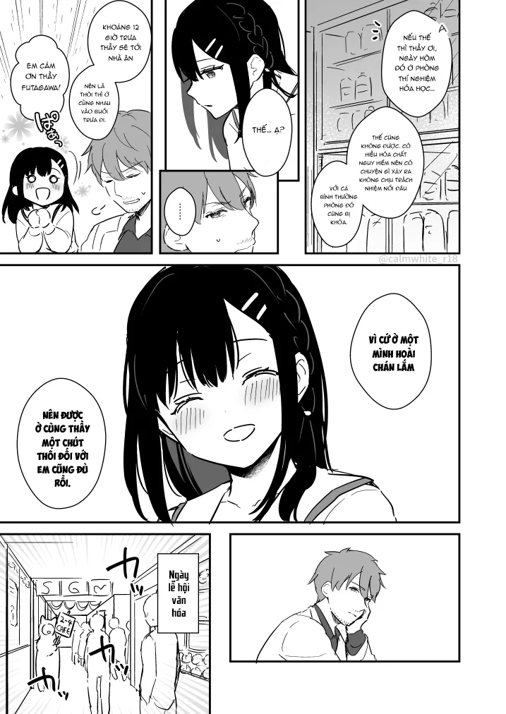 HentaiVN.net - Ảnh 4 - Series 'Thầy giáo x Nữ sinh' cực ngọt của Mashiro Shirako [Sangatsu no Ame] - Ngoại truyện 3