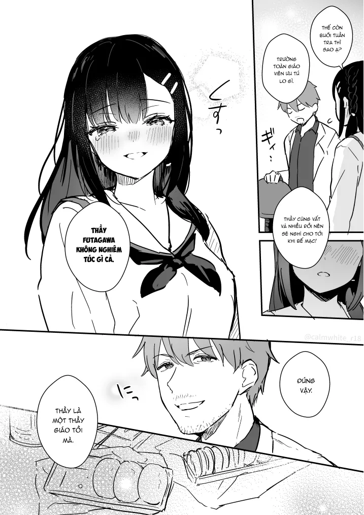 HentaiVN.net - Ảnh 9 - Series 'Thầy giáo x Nữ sinh' cực ngọt của Mashiro Shirako [Sangatsu no Ame] - Ngoại truyện 3
