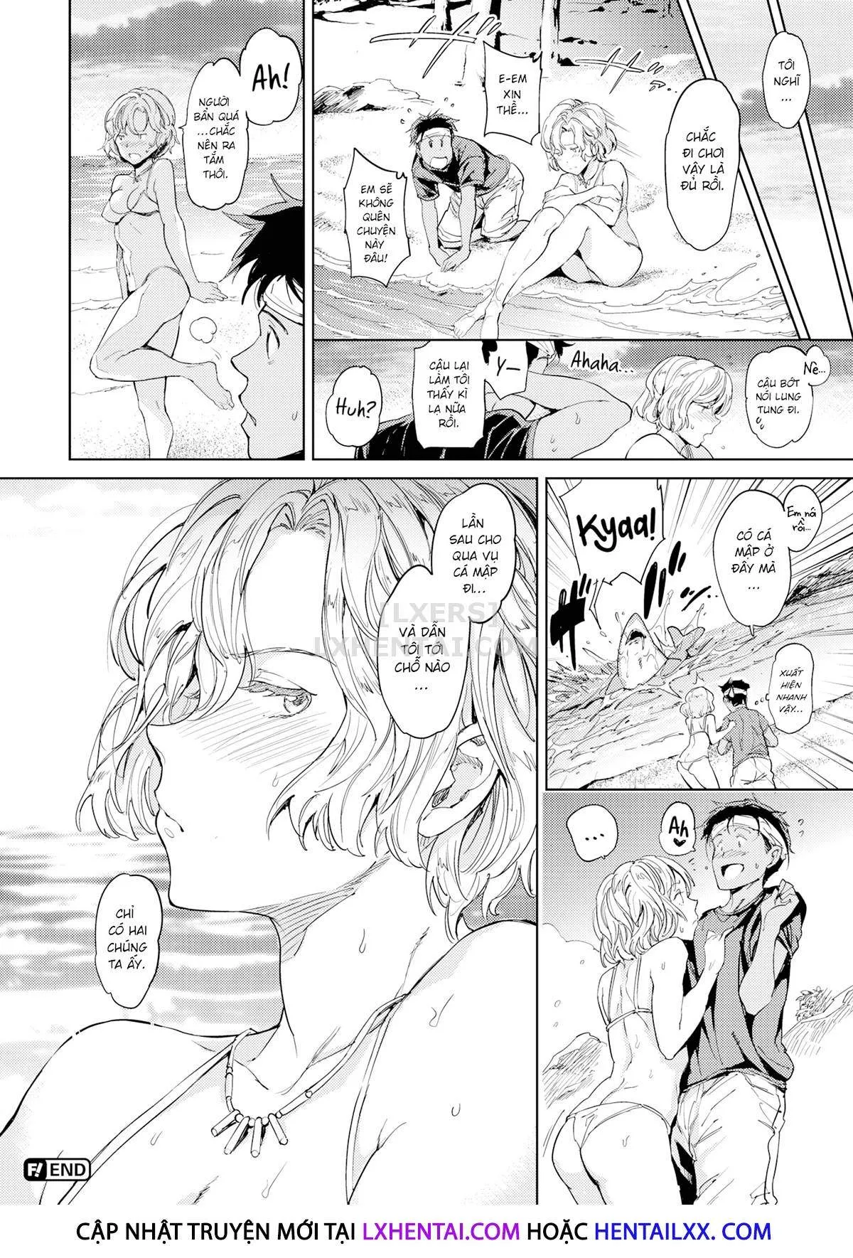 HentaiVN.net - Ảnh 22 - Mermaid Vacation [Comic Kairakuten 2020-11] - Oneshot