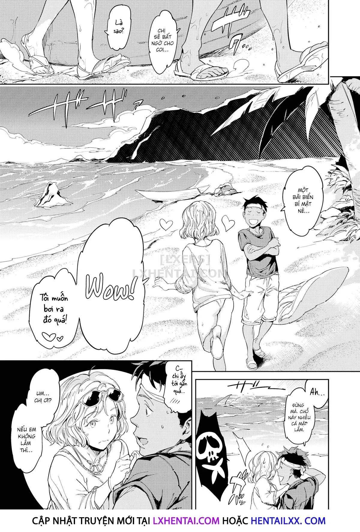 HentaiVN.net - Ảnh 5 - Mermaid Vacation [Comic Kairakuten 2020-11] - Oneshot