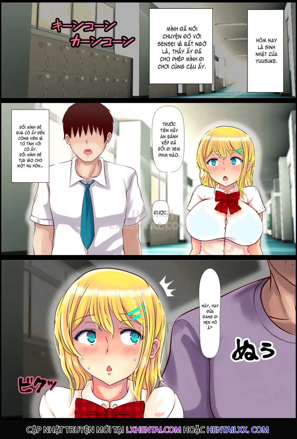 HentaiVN.net - Ảnh 42 - Blond Joshi Ryuugakusei Tanetsuke Press Namahame Taiken - Oneshot