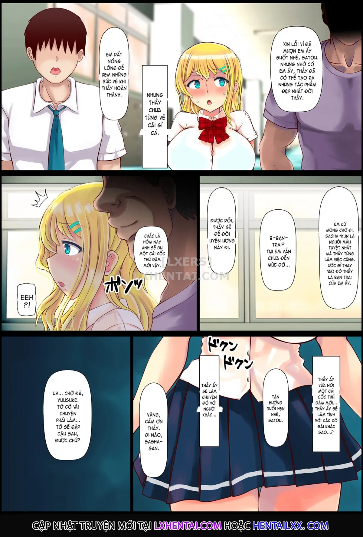 HentaiVN.net - Ảnh 43 - Blond Joshi Ryuugakusei Tanetsuke Press Namahame Taiken - Oneshot