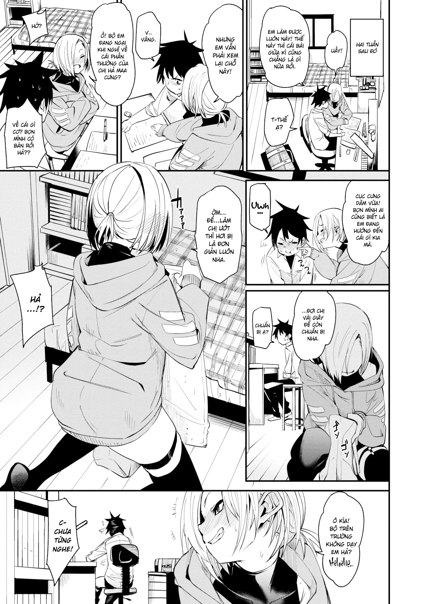 HentaiVN.net - Ảnh 9 - Để chị dạy em nha! - Chap 1