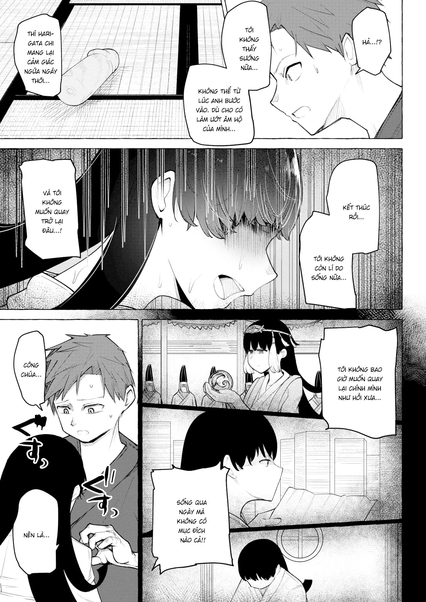 HentaiVN.net - Ảnh 11 - Nghệ sĩ rối và nàng công chúa [The Puppeteer and the Princess] - Chapter 2: End