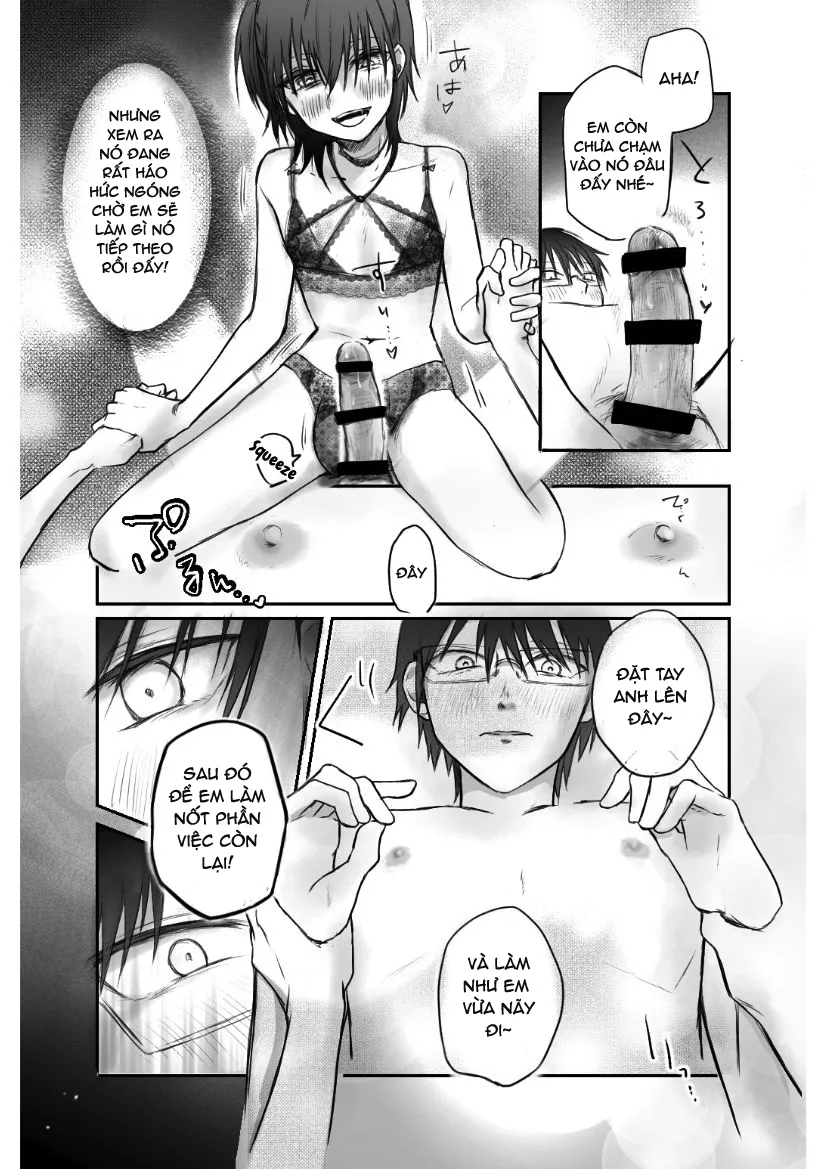 HentaiVN.net - Ảnh 14 - Hẹn hò qua mạng - tôi bị ép khô bởi một em trap hệ M [Matching shita Otokonoko Bitch ni M Kaika saserareta Nonke Zeme] - Oneshot
