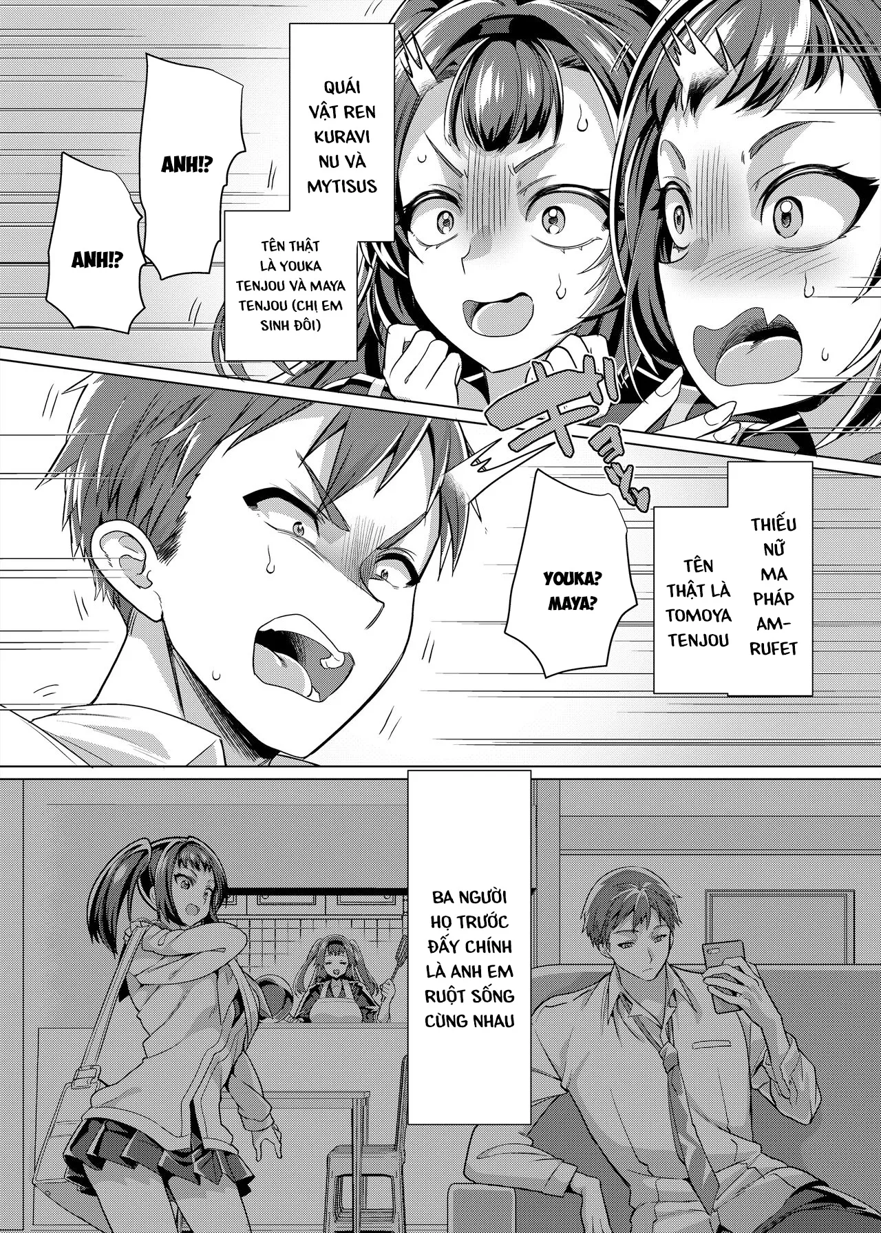 HentaiVN.net - Ảnh 6 - Thiếu nữ ma pháp và hành trình giải cứu em gái - Oneshot