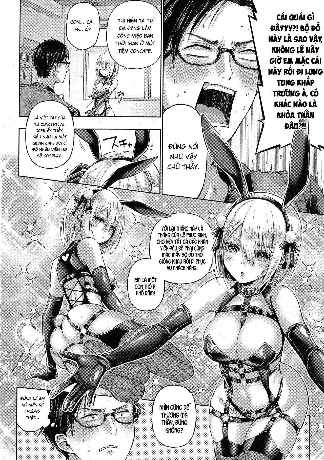 HentaiVN.net - Ảnh 6 - Bé thỏ hư hỏng - Oneshot nứng